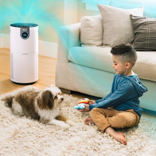 Le purificateur d'air HEPA Nanoseal UA205 MAX de SHARK avec Clean Sense pour la maison, les allergies, 1350 pi2, très grande pièce, capture 99,98 %