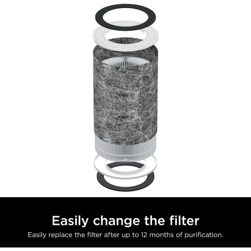 Le purificateur d'air HEPA Nanoseal UA205 MAX de SHARK avec Clean Sense pour la maison, les allergies, 1350 pi2, très grande pièce, capture 99,98 %