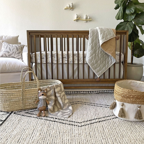 Couverture matelassée pour bébé Ezra de Crane - cuivre