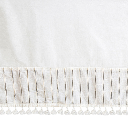Crane Boho Crib Skirt - Off-White