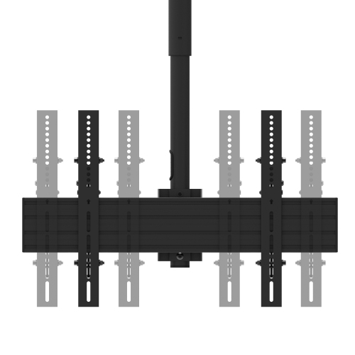 Kanto CM600BTB Back-to-Back Dual Screen TV Ceiling Mount for 40” to 80” TVs