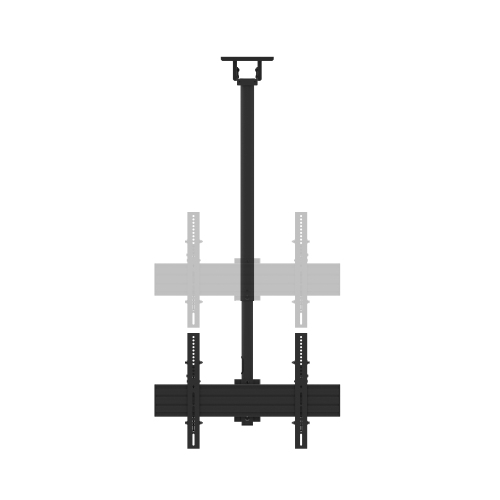Kanto CM600BTB Back-to-Back Dual Screen TV Ceiling Mount for 40” to 80” TVs