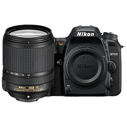 Refurbished -NIKON D7500 DSLR Camera with 18-140mm ED VR Lens Kit