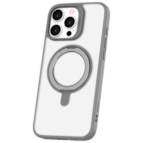 TUFF8 Glide 360 Fitted Hard Shell Case with Magsafe for iPhone 16 Pro Max - Clear