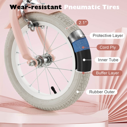 Prorider 12" Kid's Bike for 3-4 Years Old Children Bicycle with Front Handbrake