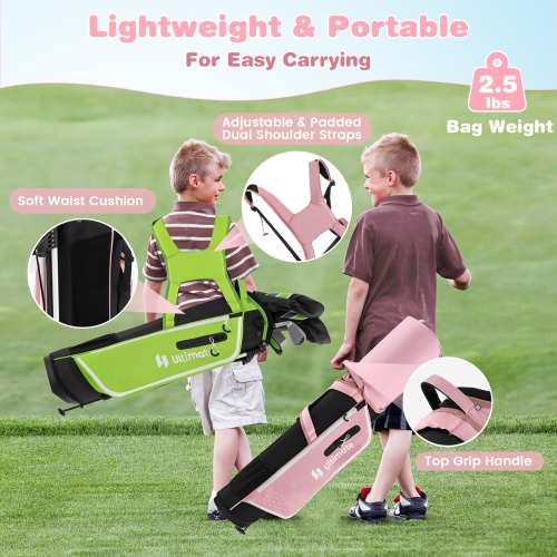 Ultimate Junior Complete Golf Club Set for Kids Age 11-13 Years Old Golf Practice Set