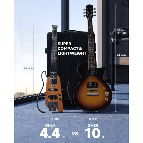 Donner HUSH-X Electric Guitar Kit for Travel