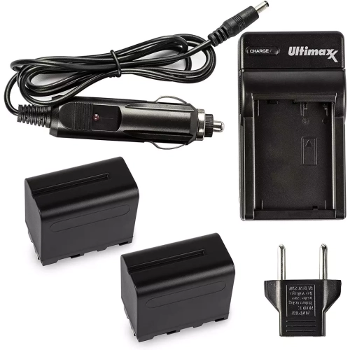 Chargeur de voyage ULTIMAXX + batterie de rechange pour Sony 960/970/975 - 7800 mAh