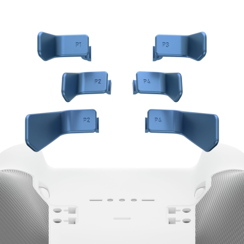 Paddles for Xbox Elite 1/2 Controller, 6 in 1 Metalic Neptune Blue Replacement Interchangeable Back Paddles for Xbox One Elite & Elite Series 2