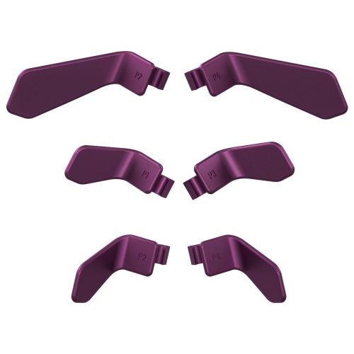 Paddles for Xbox Elite 1/2 Controller, 6 in 1 Metalic Grape Replacement Interchangeable Back Paddles for Xbox One Elite & Elite Series 2 Controller