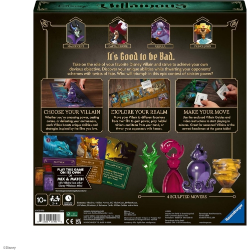 Disney Villainous: Introduction to Evil Strategy Board Game for Age 10 & Up