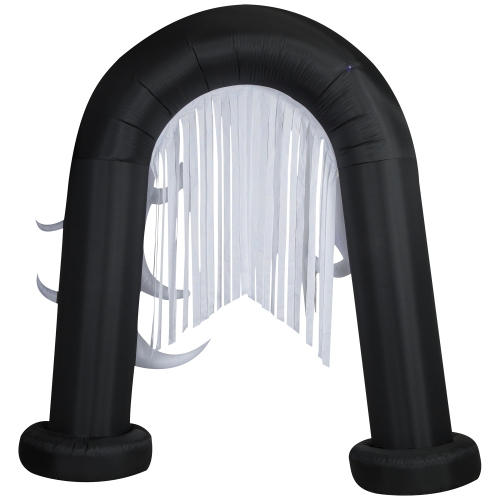 GEMMY INDUSTRIES Airblown® Inflatable and LightShow® Halloween Archway-ShortCircuit-Ghosts 107" x 99"