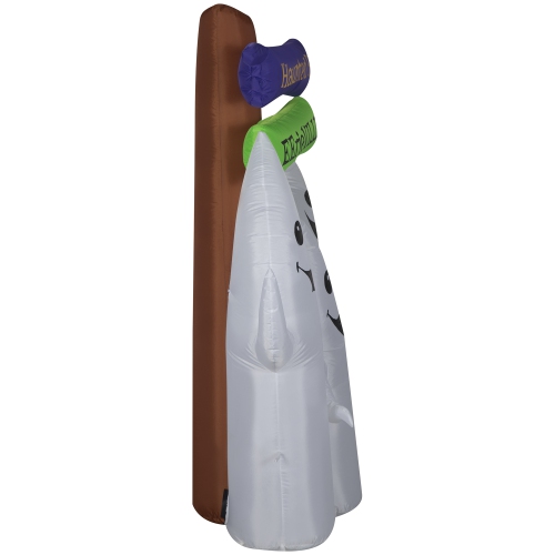 GEMMY INDUSTRIES Airblown® Inflatable Halloween -Ghost Trio Sign-MD Scene 68" x 72"
