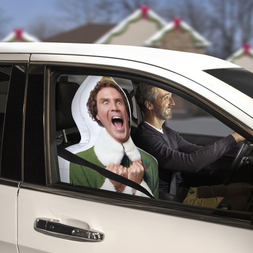 GEMMY INDUSTRIES Christmas Car Buddy Airblown® Inflatable-Photorealistic Buddy the Elf-WB © & TM New Line Productions, Inc. 33"