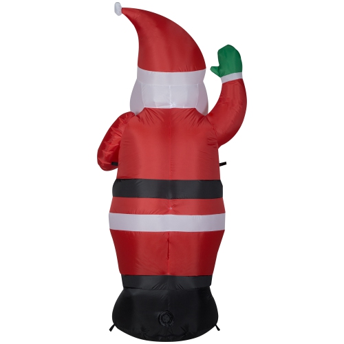 GEMMY INDUSTRIES Airblown® Inflatable Christmas -African American Santa-OPP 78"