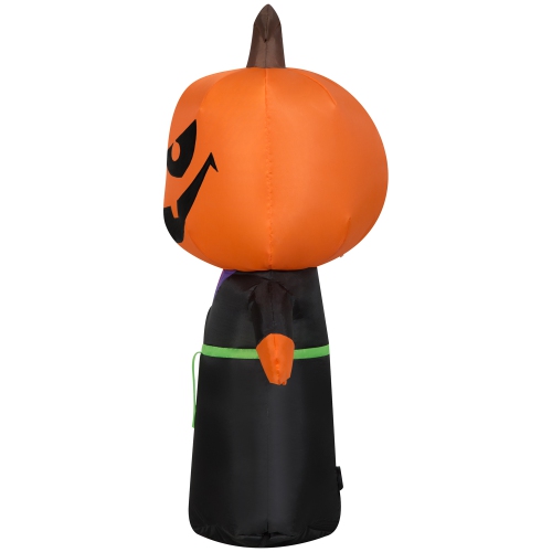 GEMMY INDUSTRIES Airblown® Inflatable Halloween -Pumpkin Head Reaper-SM 42"