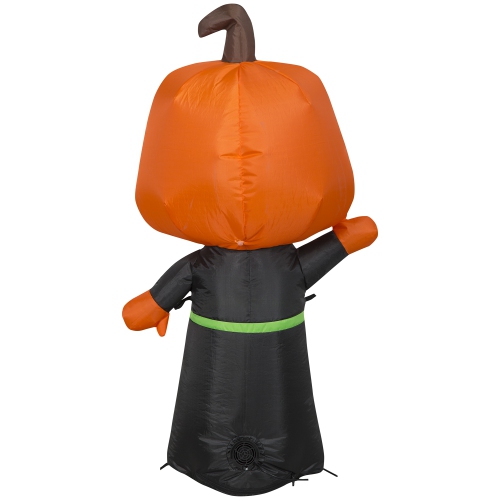 GEMMY INDUSTRIES Airblown® Inflatable Halloween -Pumpkin Head Reaper-SM 42"