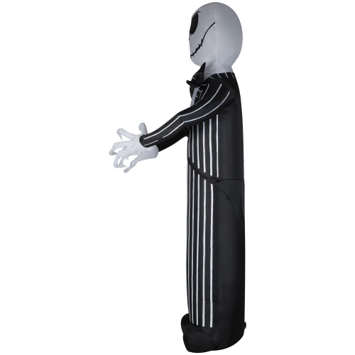GEMMY INDUSTRIES Airblown® Inflatable Halloween -Jack Skellington w/OPP Fan-Giant-©Disney 120"