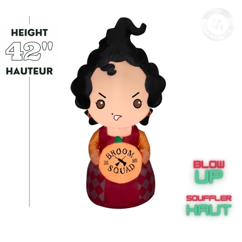 GEMMY INDUSTRIES Airblown® Inflatable Halloween -Hocus Pocus Mary-SM-©Disney 42"