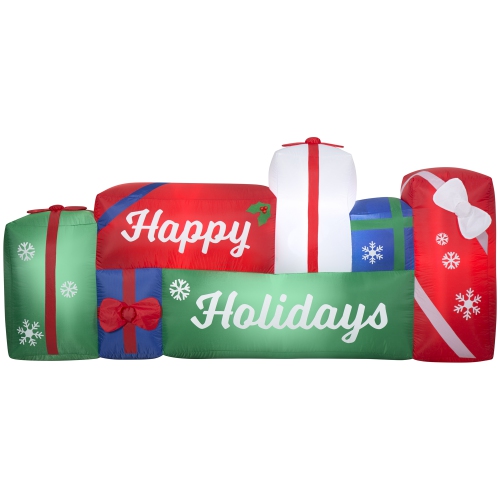 GEMMY  Industries Christmas Airblown® -Gift Box Scene-Lg 44"