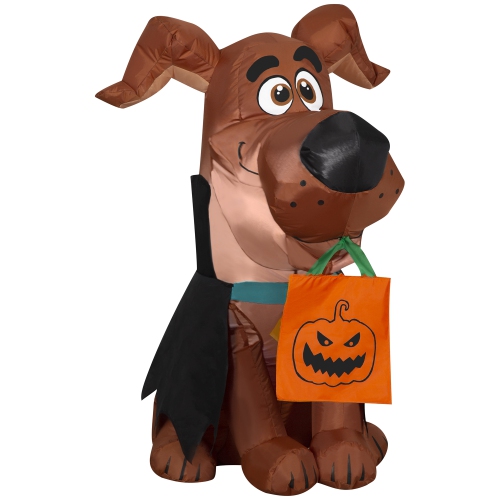 GEMMY  Industries Airblown® Halloween -Scoob Puppy Vampire-Sm-Wb 42" Hanna-Barbera And Warner Bros. Entertainment Inc. In Multicolor