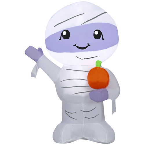 GEMMY  Industries Airblown® Halloween -Cute Mummy-Sm 42"