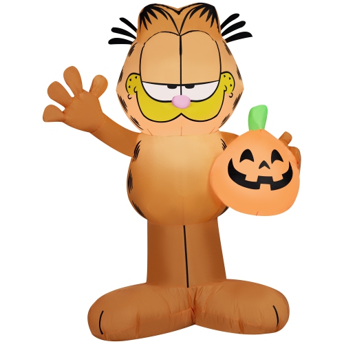 GEMMY  Industries Airblown® Halloween-Garfield-Sm-Nick 42" ©2024 By Paws, Inc In Multicolor