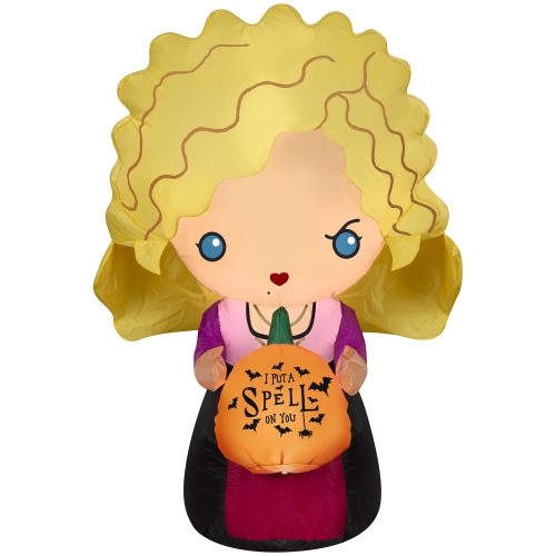 GEMMY  Industries Airblown® Halloween -Hocus Pocus Sarah-Sm-Disney© 42"