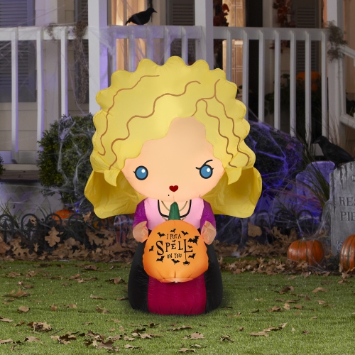GEMMY INDUSTRIES Airblown® Inflatable Halloween -Hocus Pocus Sarah-SM-Disney© 42"