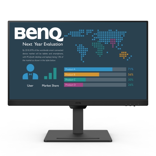 Moniteur de bureau 100&nbsp;Hz 1080p à deux ports HDMI de 27 po de BenQ
