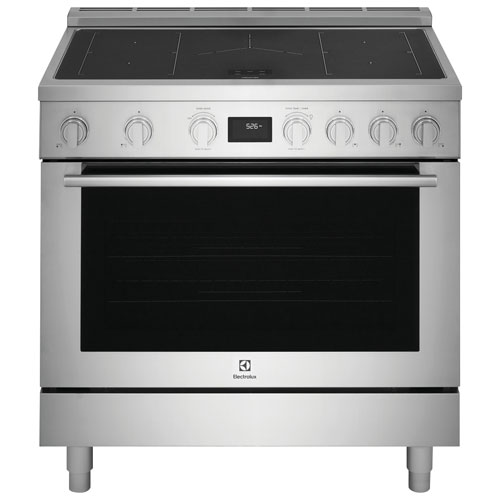 Electrolux 36" 4.4 Cu. Ft. True Convection 5-Element Freestanding Induction Range - Stainless Steel