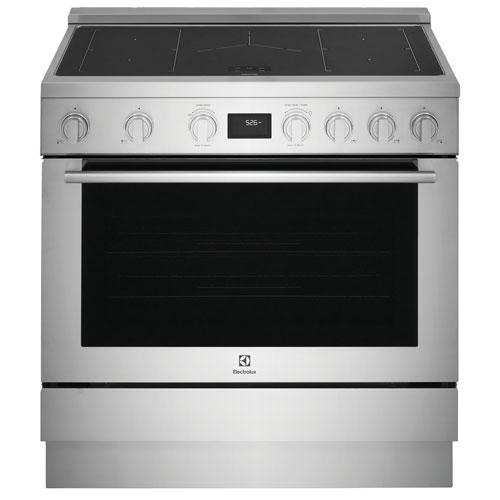 Electrolux 36" 4.4 Cu. Ft. True Convection 5-Element Freestanding Induction Range - Stainless Steel