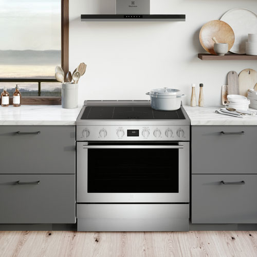 Electrolux 36" 4.4 Cu. Ft. True Convection 5-Element Freestanding Induction Range - Stainless Steel