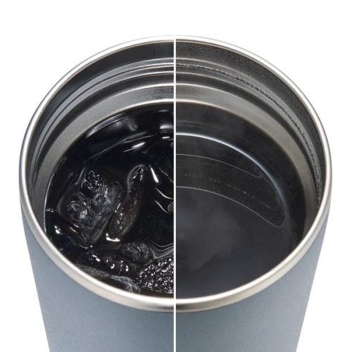 Zojirushi – bouteille de transport en acier inoxydable SX-LA89H de 30 fl oz, gris pierre