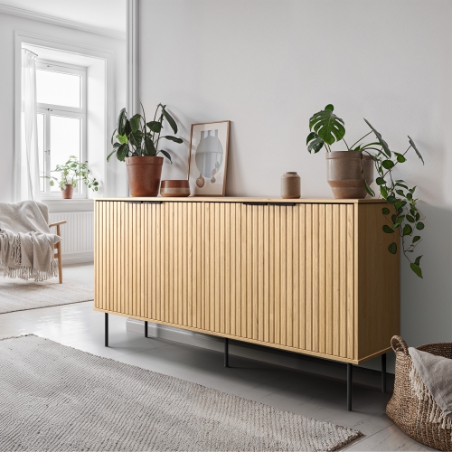 Amber & Emily Light Wood Sideboard