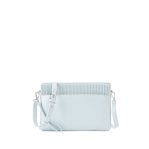 Pochette Pixie Mood Jaelyn - Bleu glace plissé