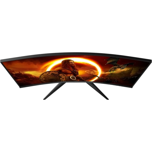 AOC C32G2ZE 32" Curved Frameless Gaming Monitor: 0.5ms 240Hz, FHD 1080p, AMD FreeSync Premium, VESA Mount