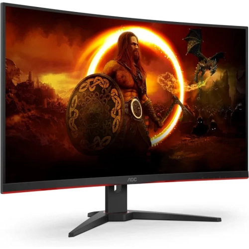 AOC C32G2ZE 32" Curved Frameless Gaming Monitor: 0.5ms 240Hz, FHD 1080p, AMD FreeSync Premium, VESA Mount