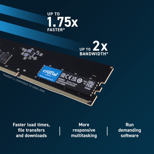 Crucial 16GB DDR5 SDRAM Memory Module