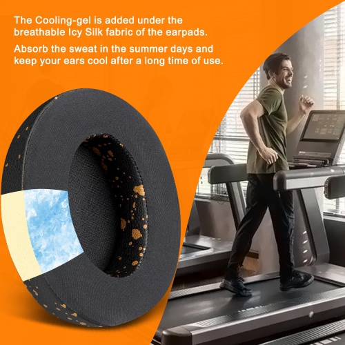 Cooling Gel Replacement Ear Pads Cushions for Beats Studio 2 & Studio 3 Wired & Wireless Headphones, Earpads with High-Density Noise Isolation Foam,