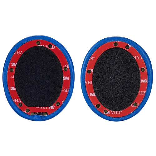 Coussinets de rechange pour Beats Studio 2,0/3,0 sans fil et avec fil, coussin avec forme de mémoire et cuir protéiné, bleu