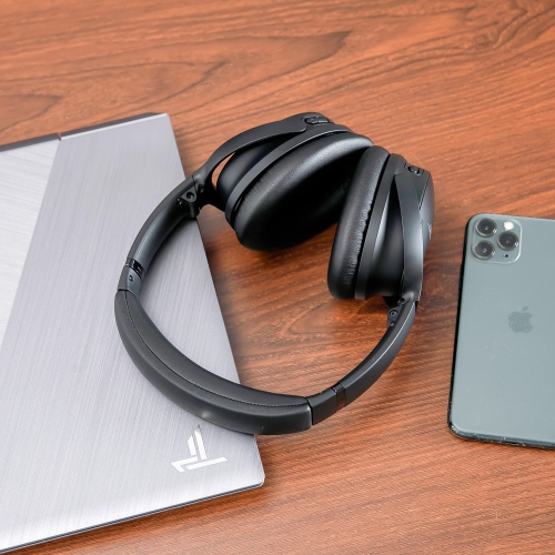 Coussinets de rechange extra épais pour écouteurs Bose QC45 | (Noir)