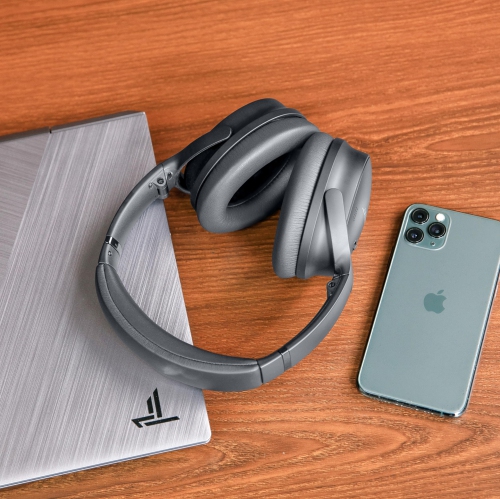 Extra Thick Replacement Ear Cushions for Bose QC45 Headphones | (Eclipse Grey)