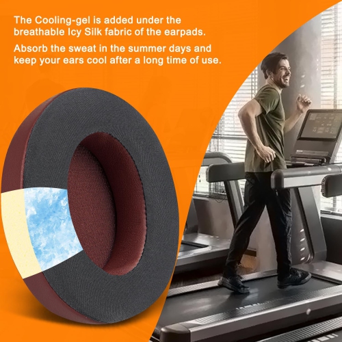 Cooling Gel Replacement Ear Pads Cushions for Beats Studio 2 & Studio 3 Wired & Wireless Headphones, Earpads with High-Density Noise Isolation Foam,