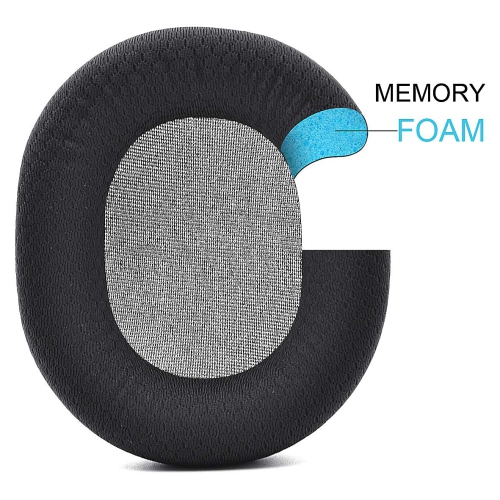 Arctis replacement Black fabric ear pads cushion Compatible with SteelSeries Arctis 3 / Arctis 5 / Arctis 7 Arctis 9 / Arctis 1 / Arctis pro Wireless