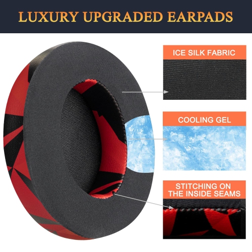 Cooling Gel Replacement Ear Pads Cushions for Beats Studio 2 & Studio 3 Wired & Wireless Headphones, Earpads with High-Density Noise Isolation Foam -