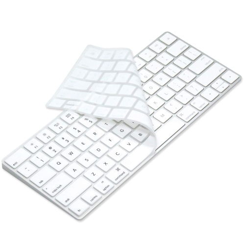 Silicone Keyboard Cover for Apple Magic Keyboard without Numeric Keypad - Ultra Thin Keyboard Skin