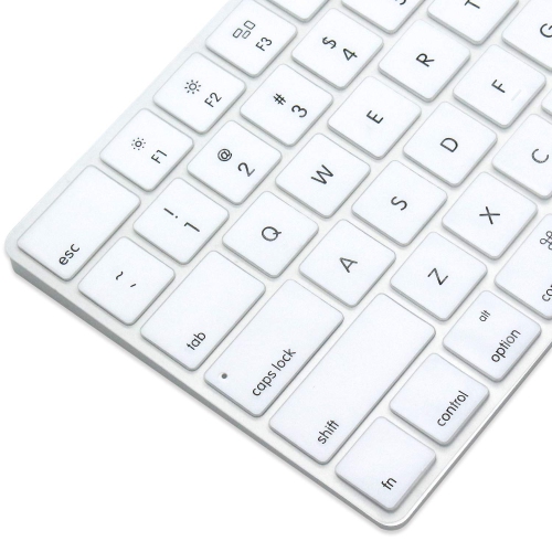Silicone Keyboard Cover for Apple Magic Keyboard without Numeric Keypad - Ultra Thin Keyboard Skin