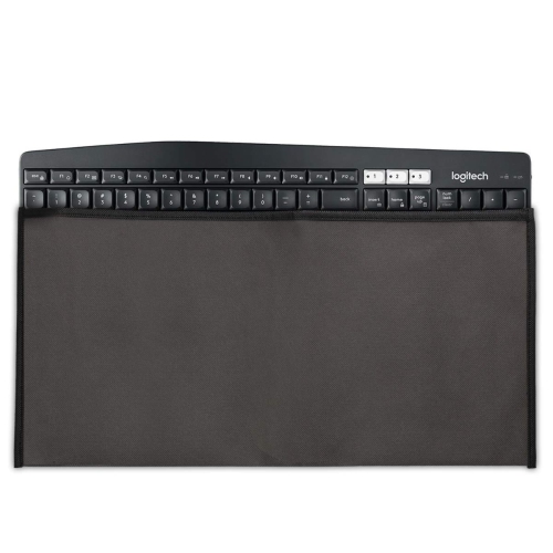 Dust Cover Compatible with Universal Keyboard - Computer Keyboard Protector Fabric Case - Dark Grey
