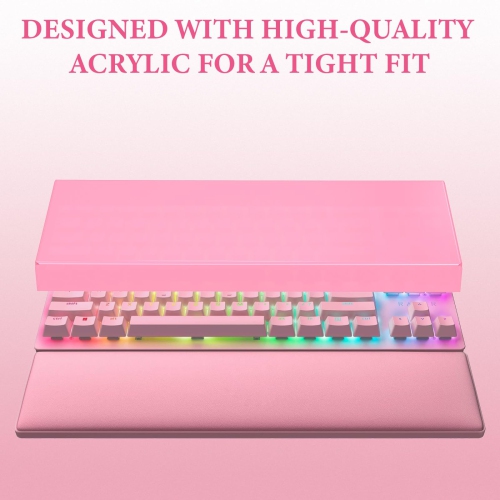 Tenkeyless TKL Keyboard Dust Cover, Acrylic Keypads Cover for 80%/87 Key Computer Mechanical Gaming Keyboard